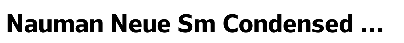 Nauman Neue Sm Condensed Bold image
